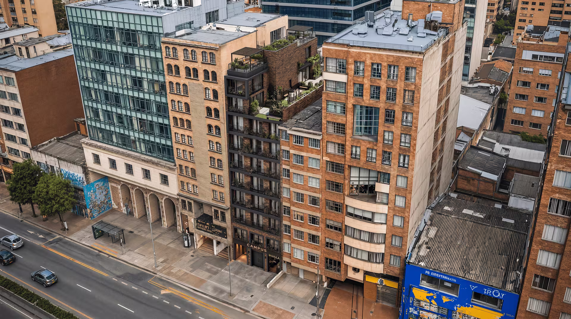 Render Campus by Trium — fachada